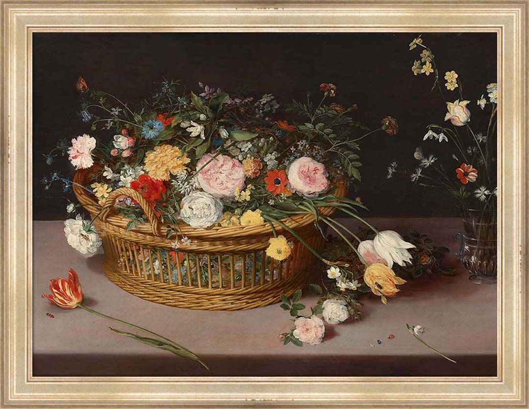Flowers in a Basket | Paper