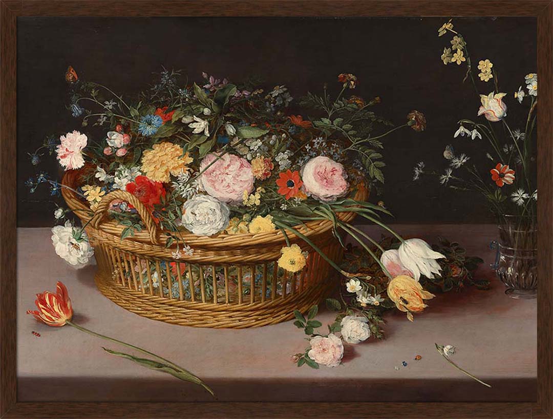 Flowers in a Basket | Paper