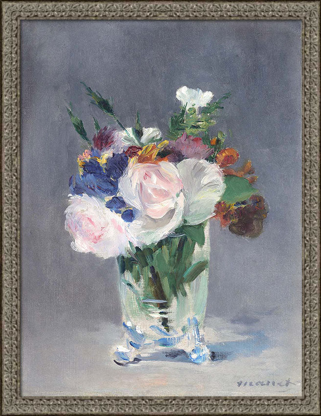 Flowers in a Crystal Vase | Paper