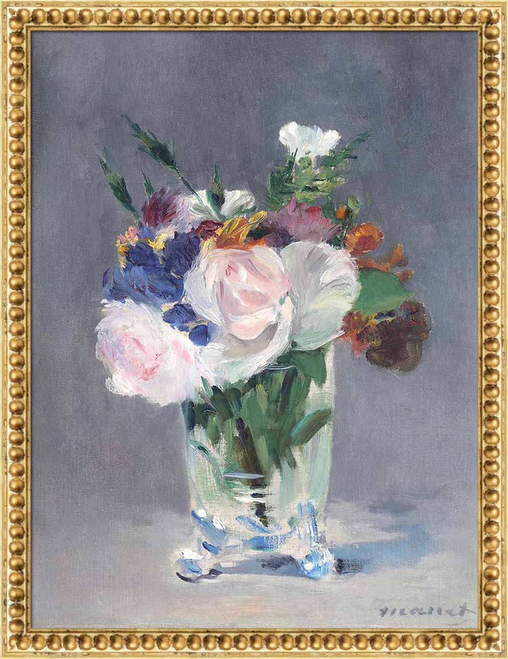Flowers in a Crystal Vase | Paper
