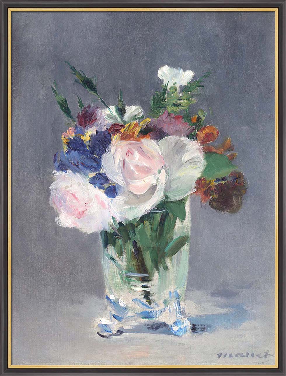 Flowers in a Crystal Vase | Paper