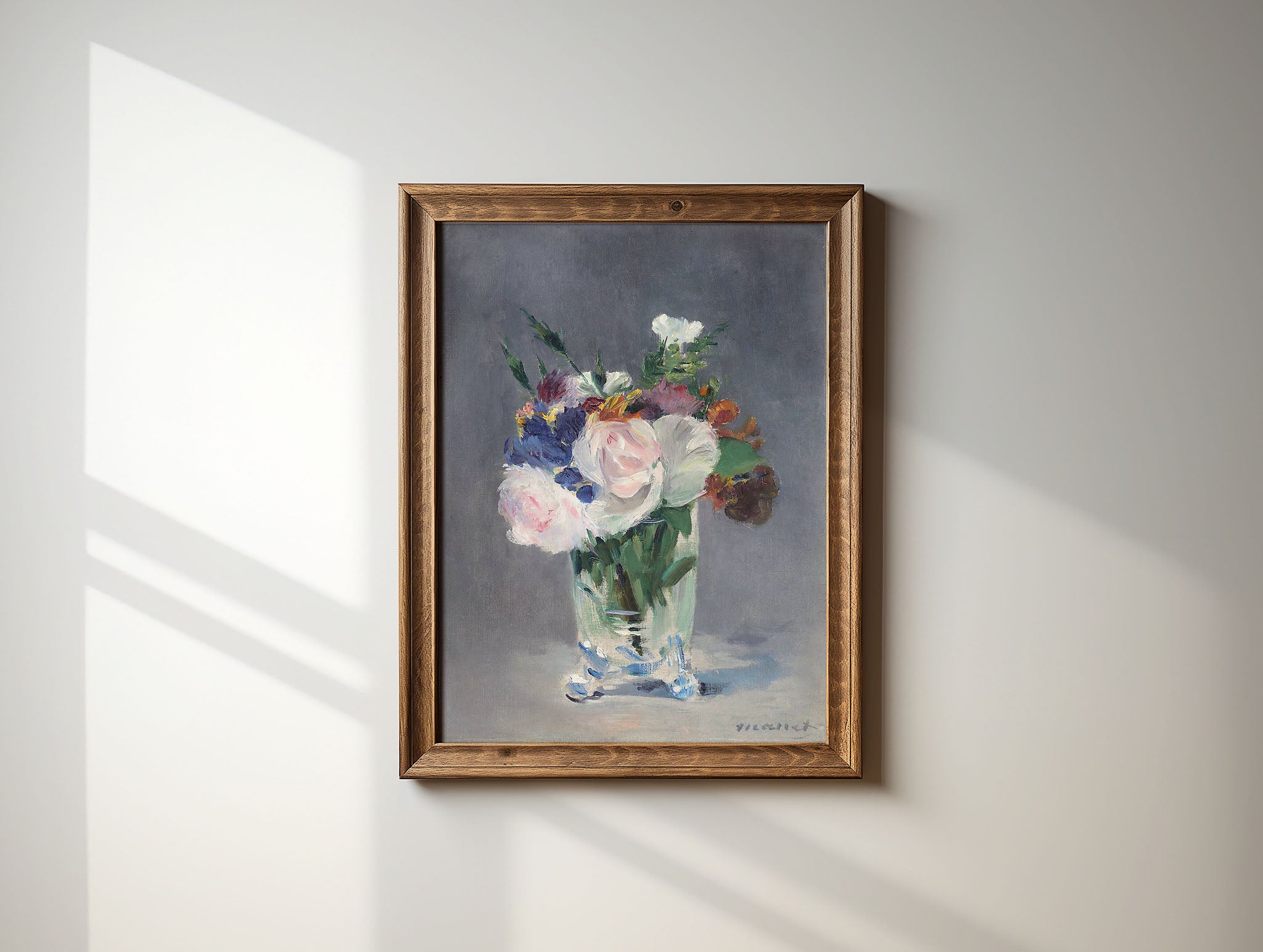 Flowers in a Crystal Vase | Paper