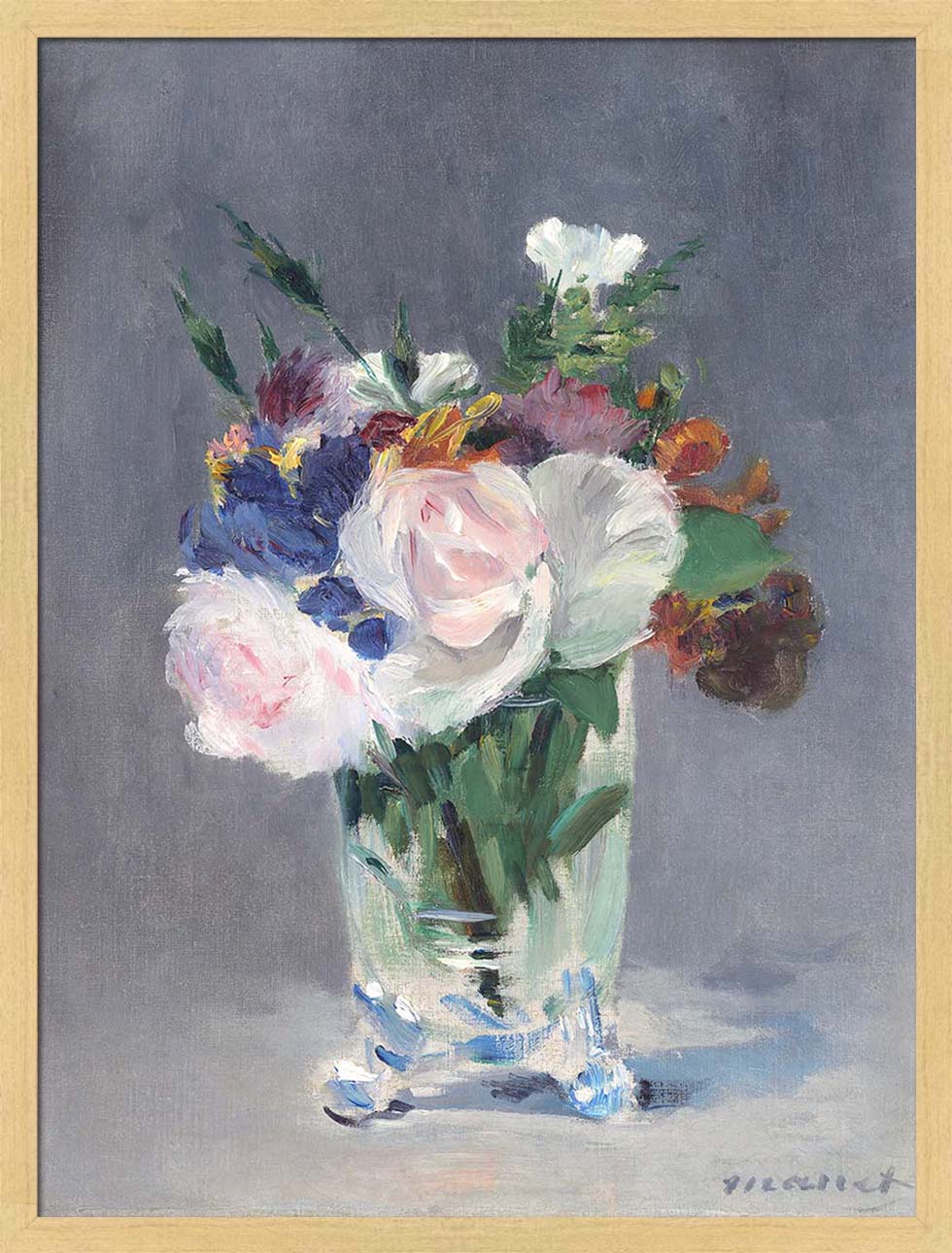 Flowers in a Crystal Vase | Paper