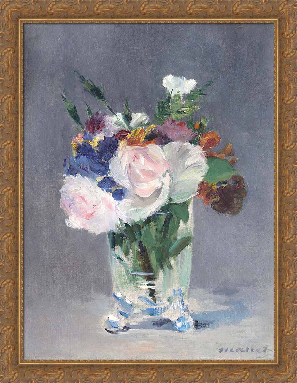 Flowers in a Crystal Vase | Paper