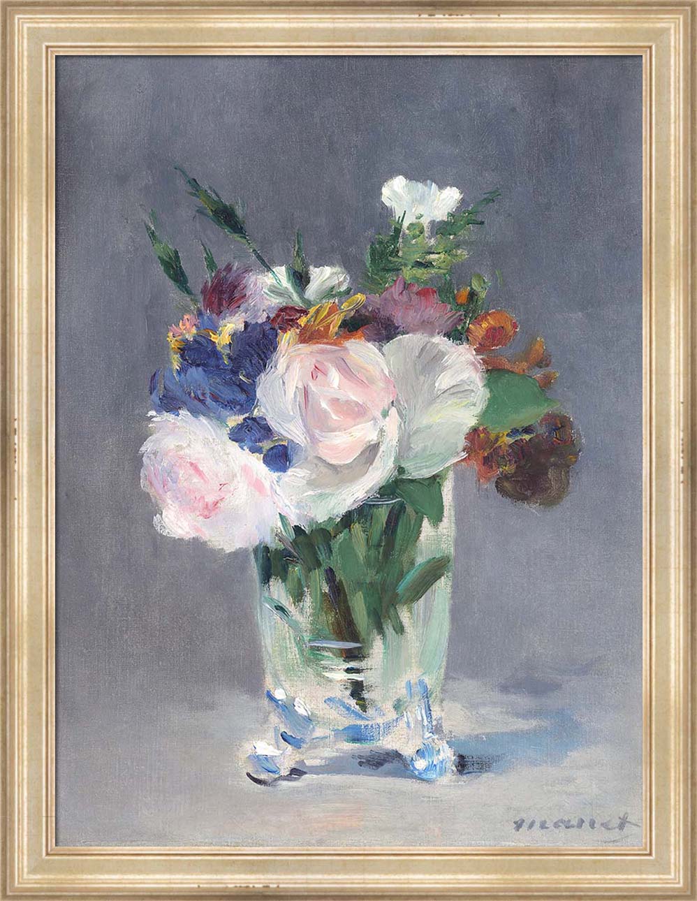 Flowers in a Crystal Vase | Paper