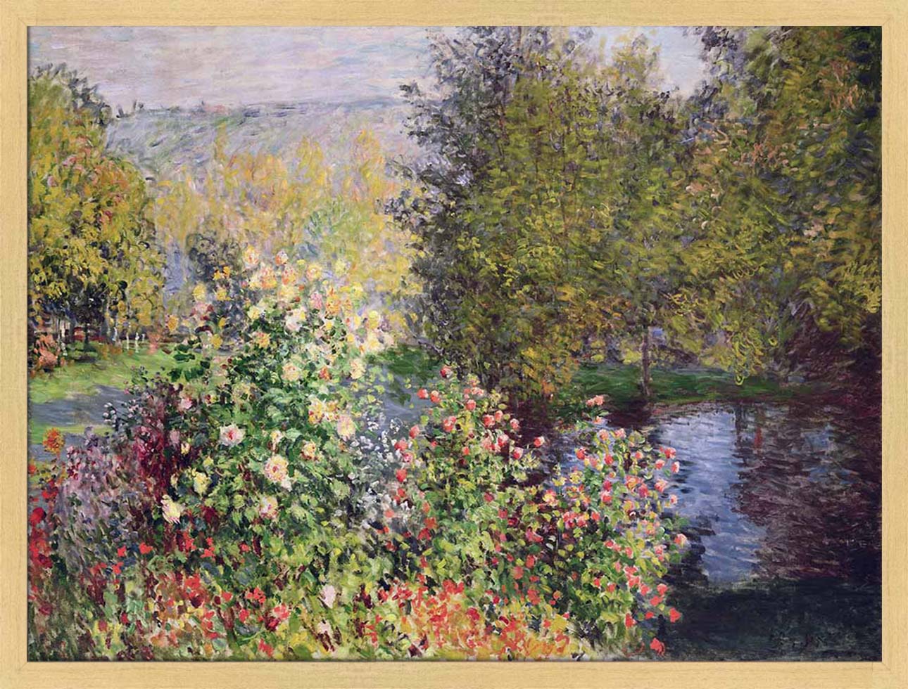A Corner of the Garden at Montgeron | Paper