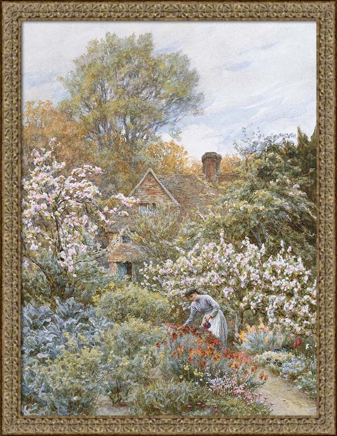 A Garden in Spring | Paper