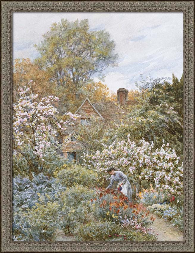 A Garden in Spring | Paper