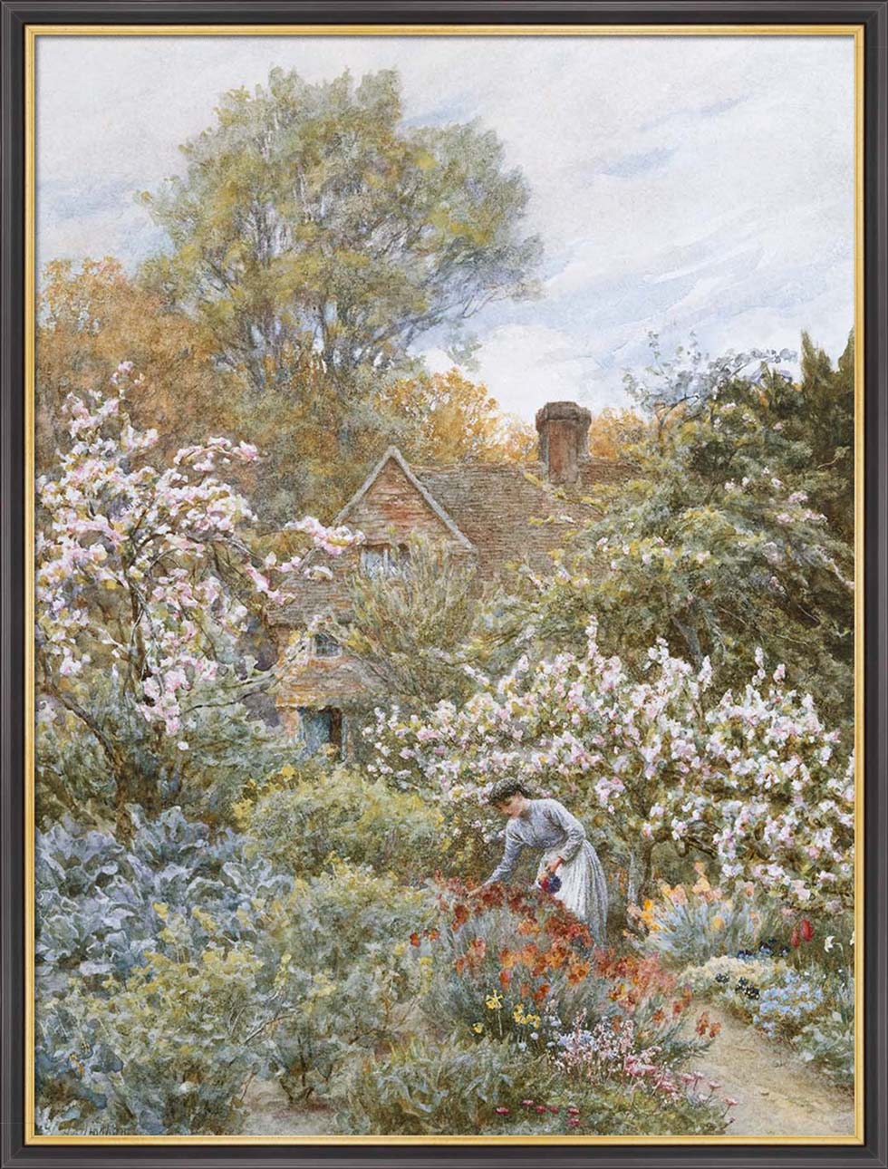 A Garden in Spring | Paper