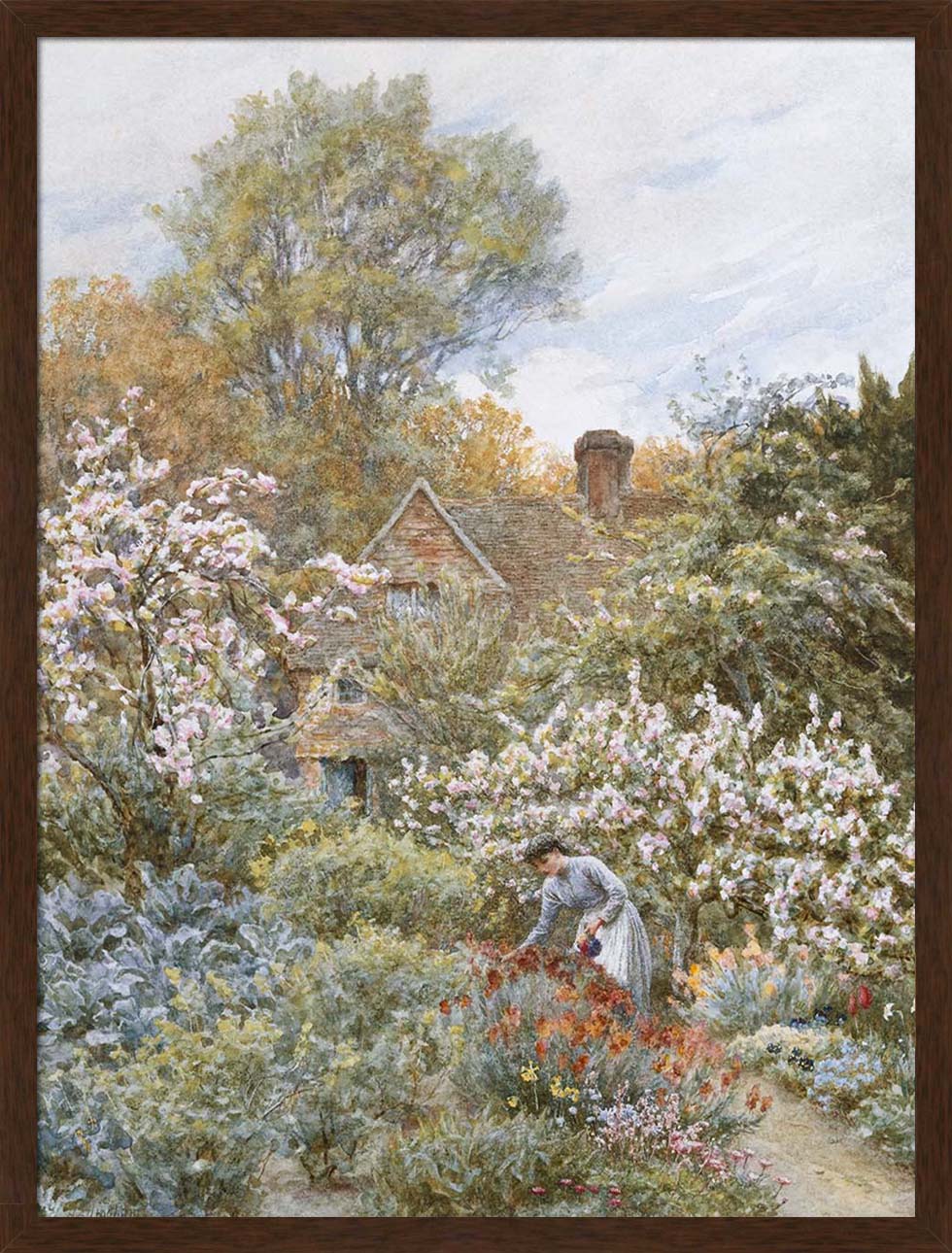A Garden in Spring | Paper