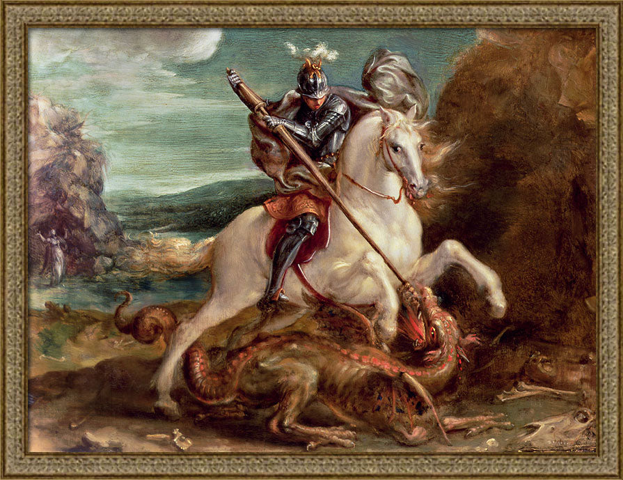 St. George and the Dragon | Paper