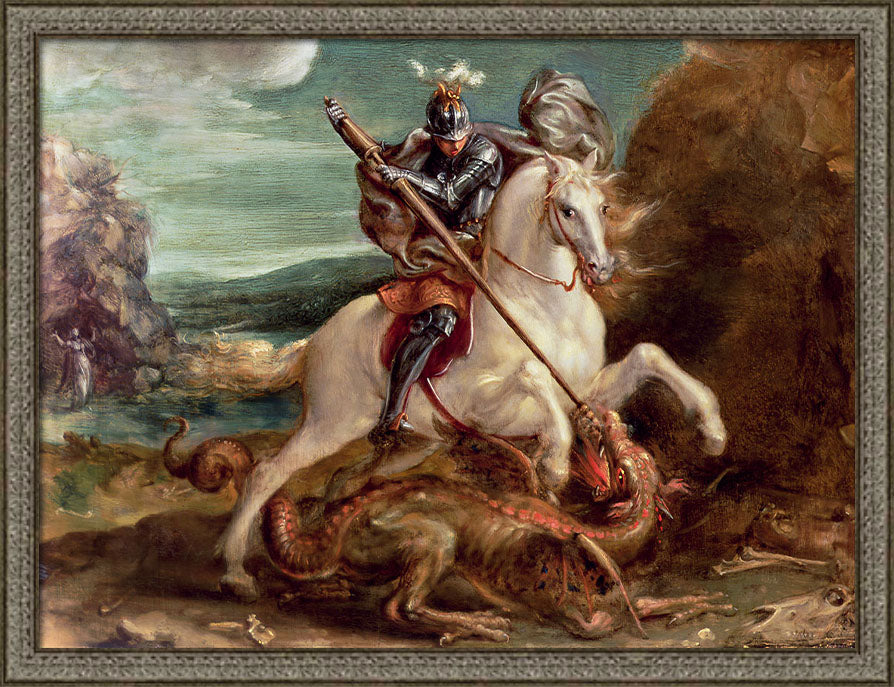 St. George and the Dragon | Paper
