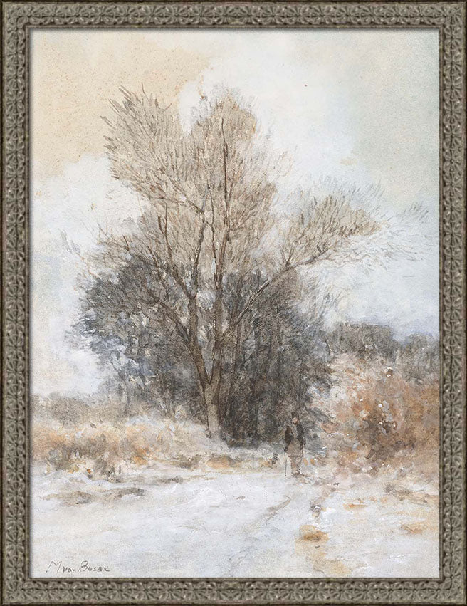 Hiker in the Snow | Paper