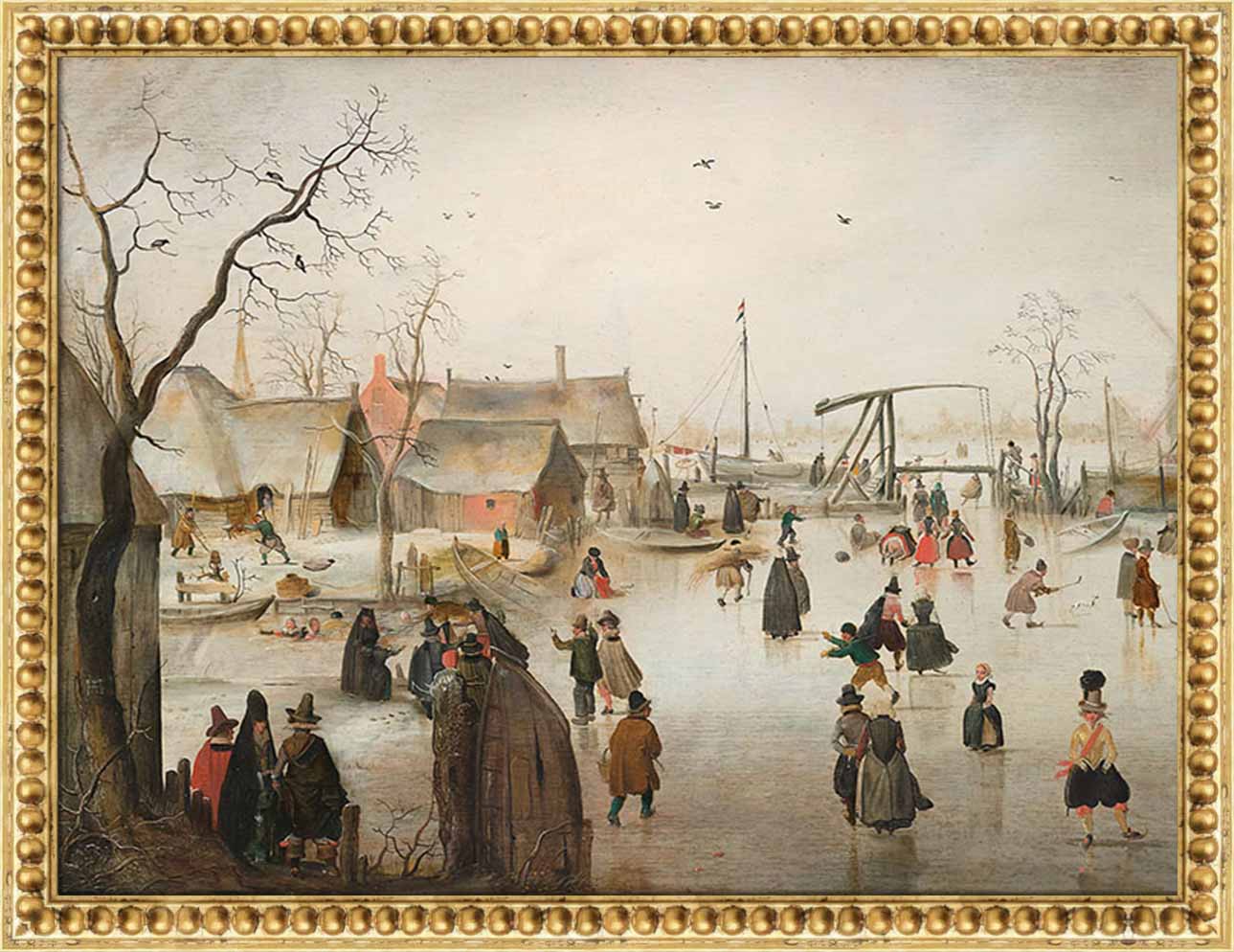 Ice Skating in a Village | Paper