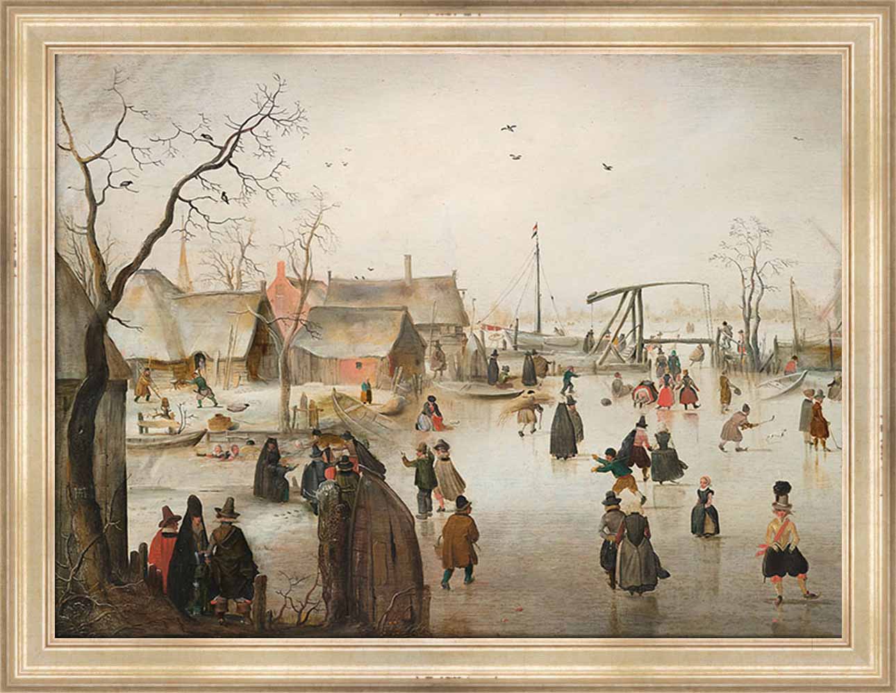 Ice Skating in a Village | Paper