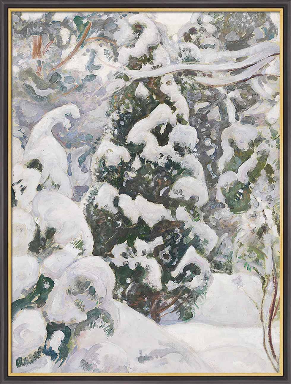 Juniper Tree in Snow | Paper
