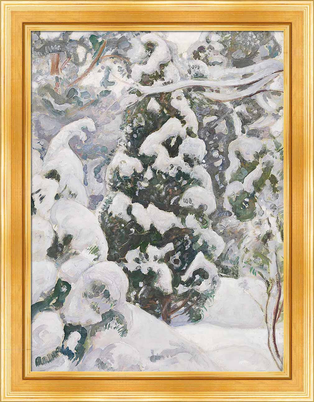Juniper Tree in Snow | Paper