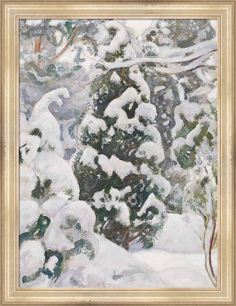 Juniper Tree in Snow | Paper