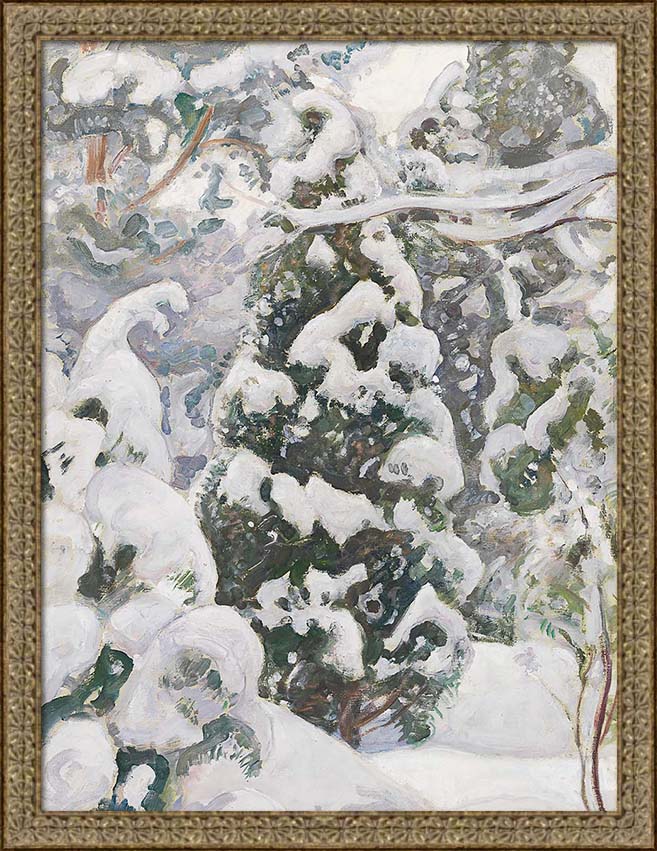 Juniper Tree in Snow | Paper