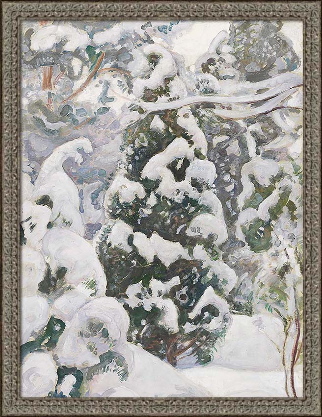 Juniper Tree in Snow | Paper