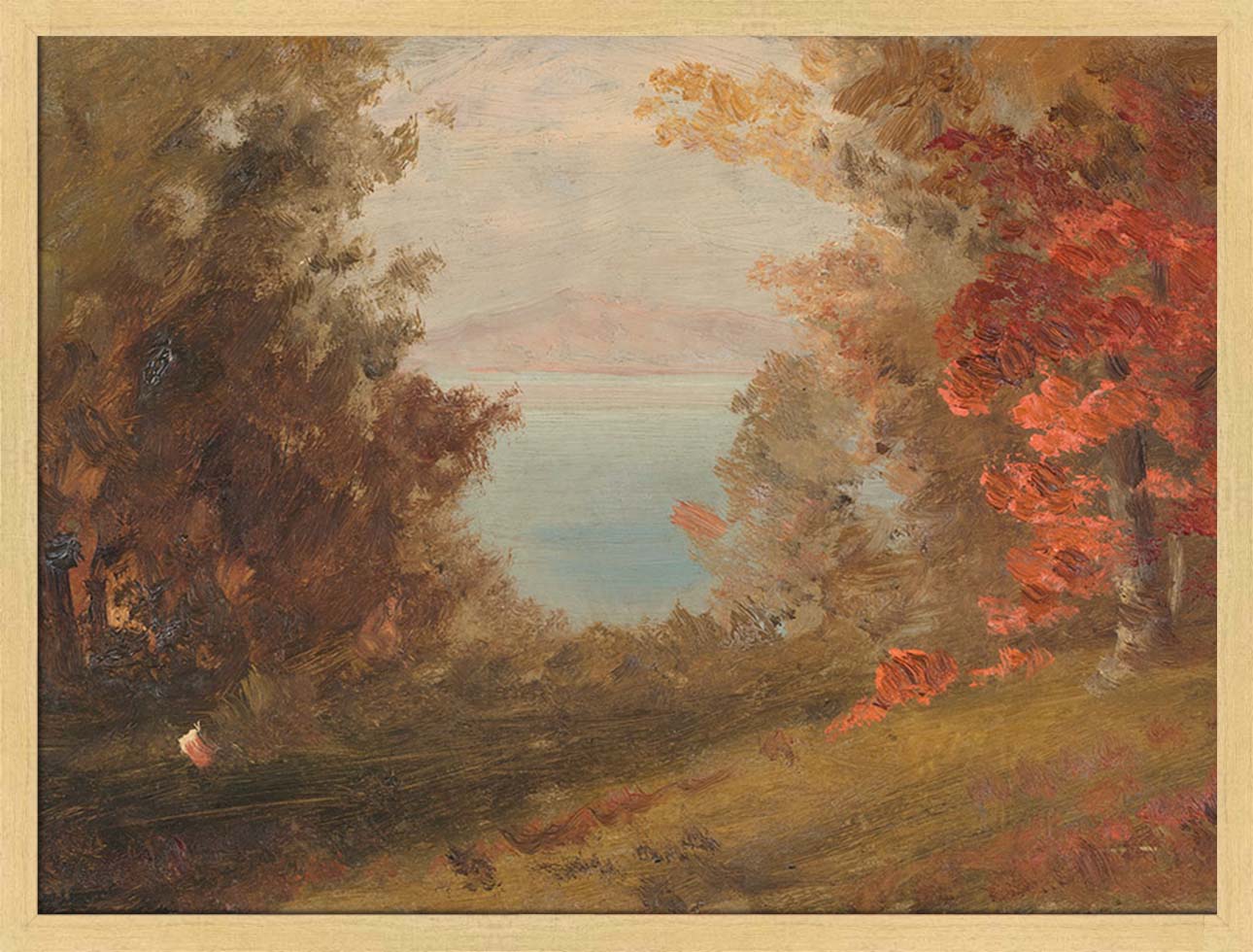 Lake View in Autumn | Paper