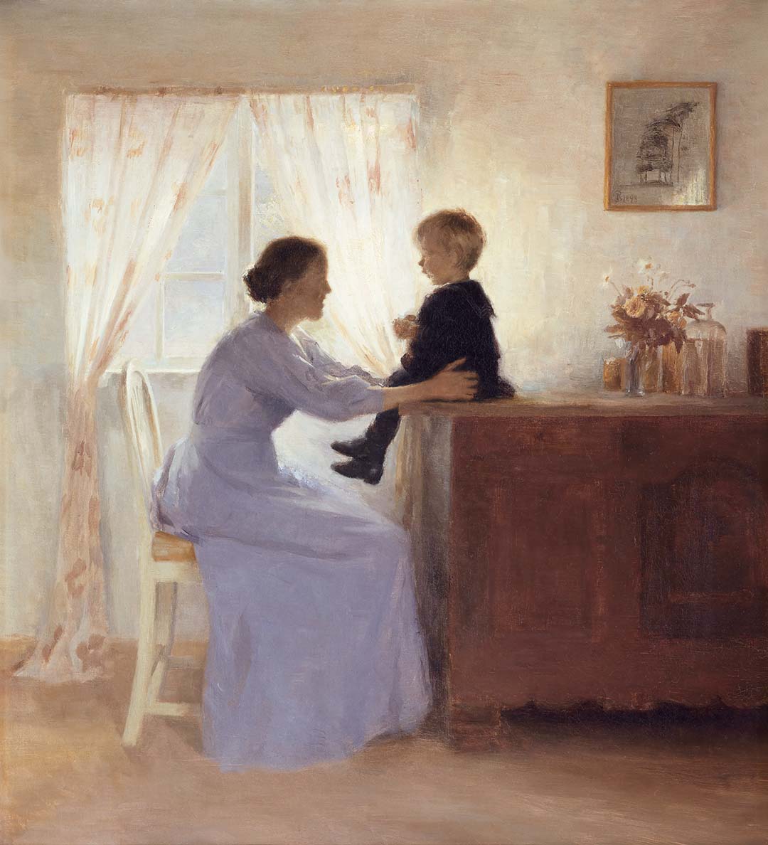 A Mother and Child | Paper
