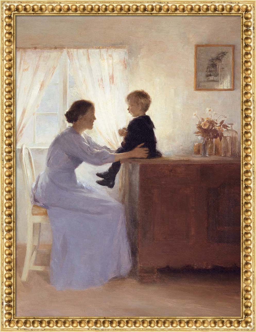 A Mother and Child | Paper