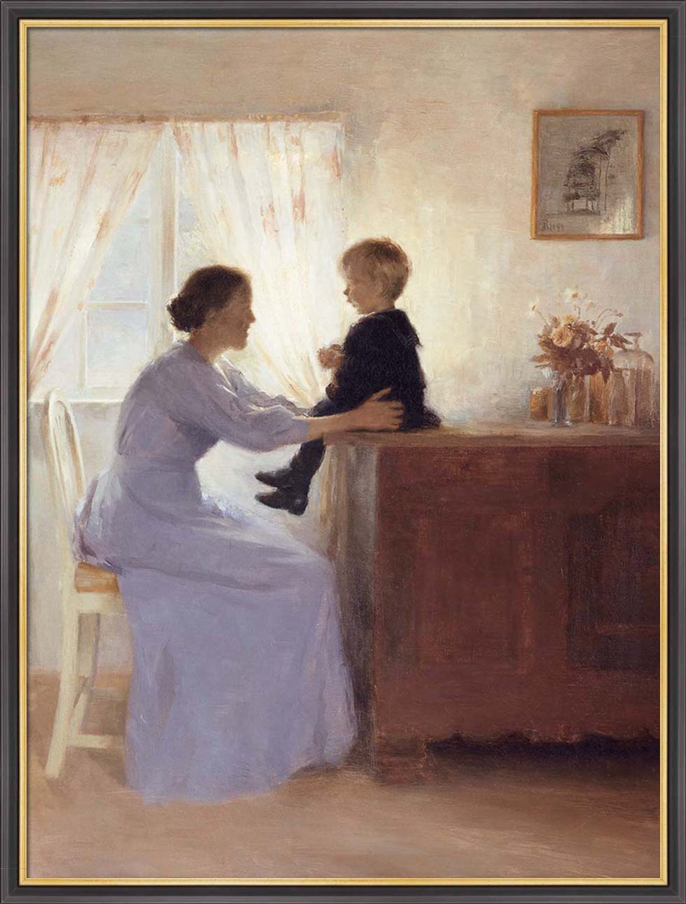 A Mother and Child | Paper