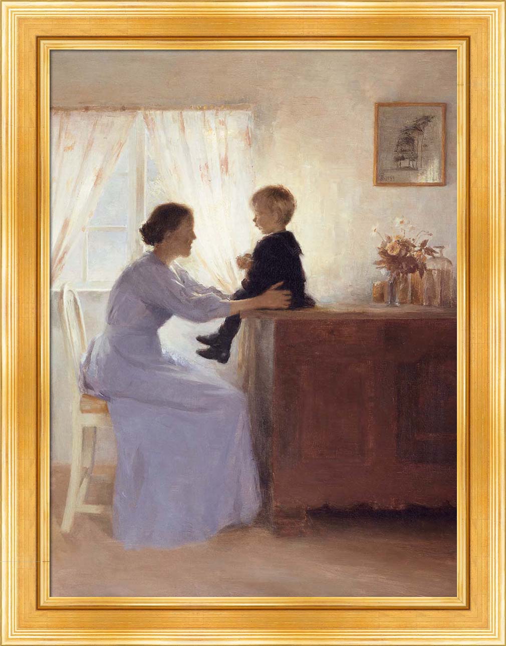 A Mother and Child | Paper