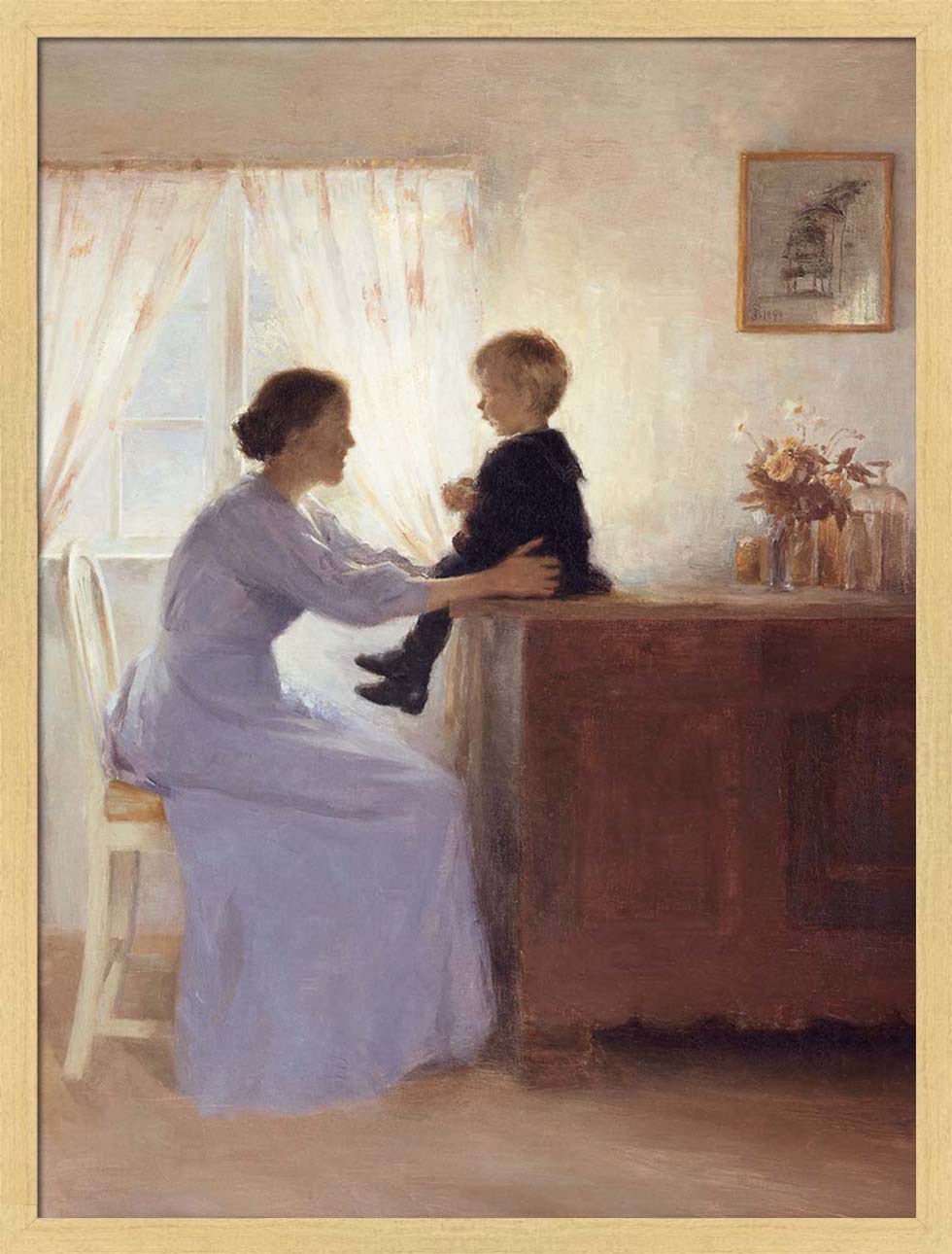 A Mother and Child | Paper