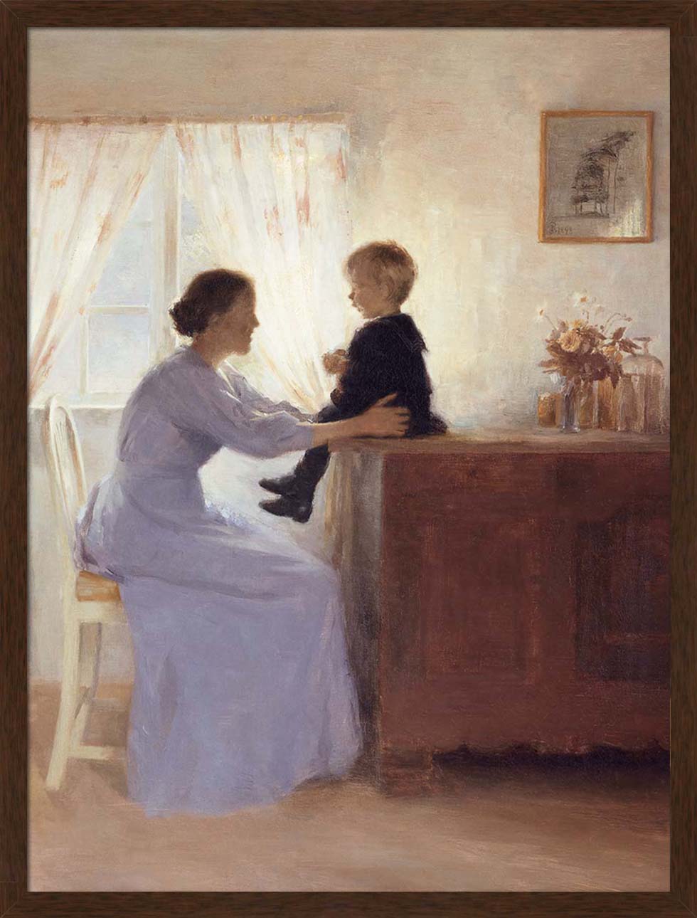 A Mother and Child | Paper