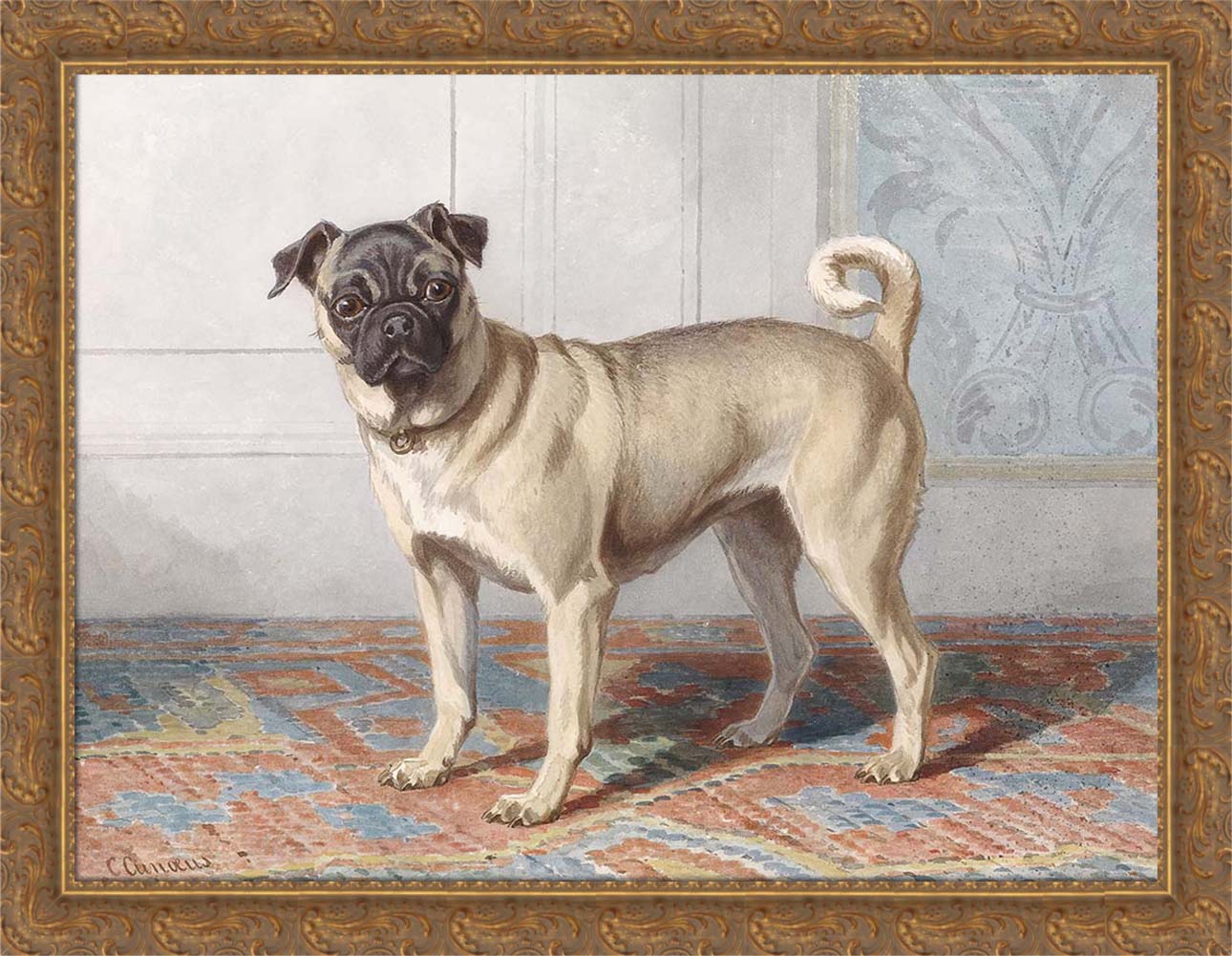 Portrait of the Pug | Paper