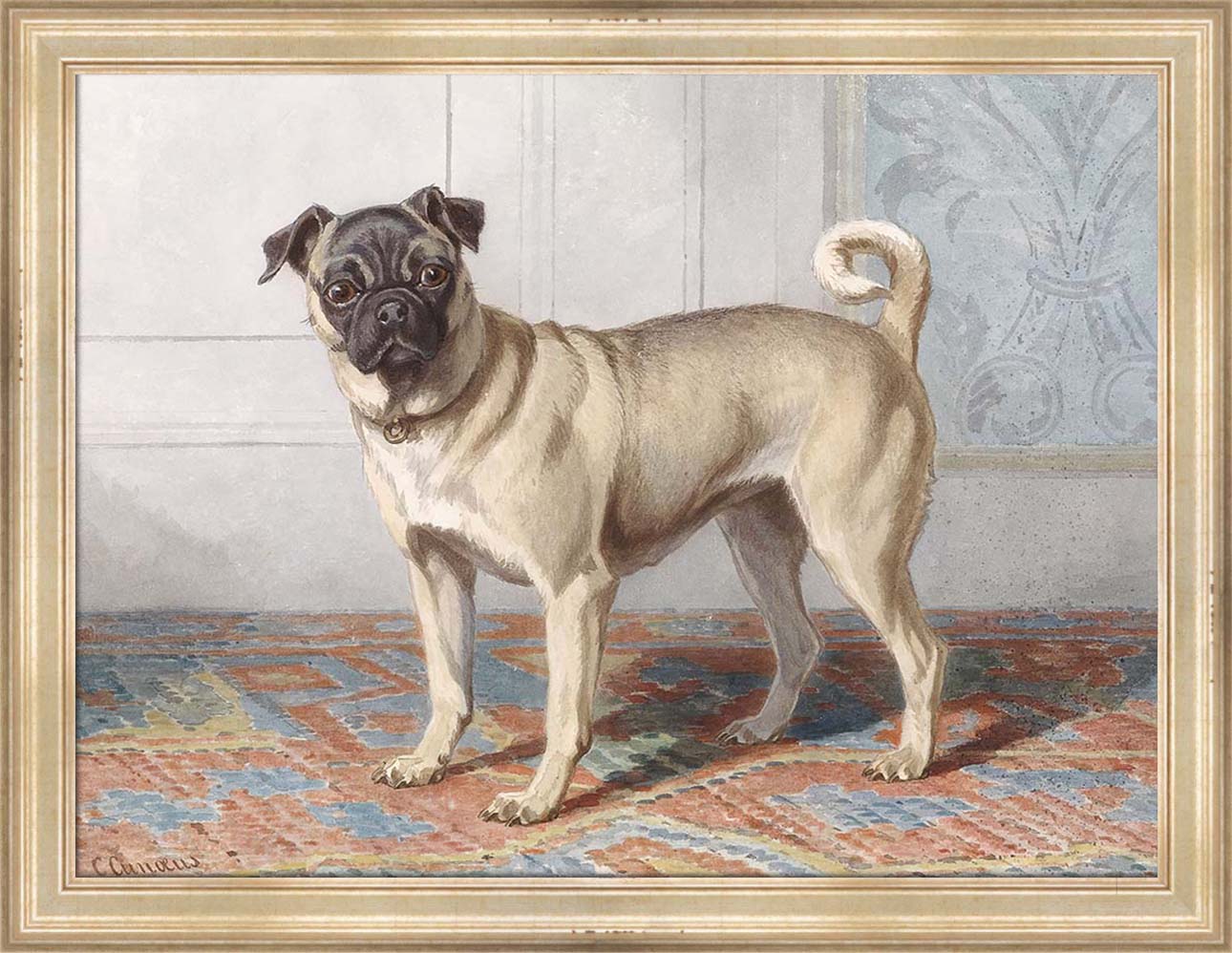 Portrait of the Pug | Paper