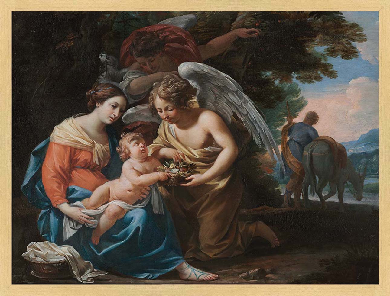 Rest on the Flight into Egypt | Paper