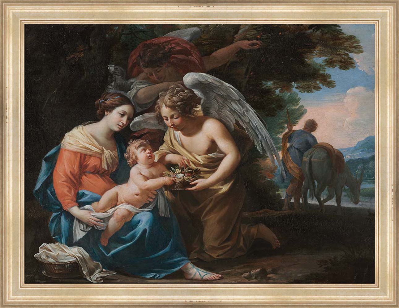 Rest on the Flight into Egypt | Paper