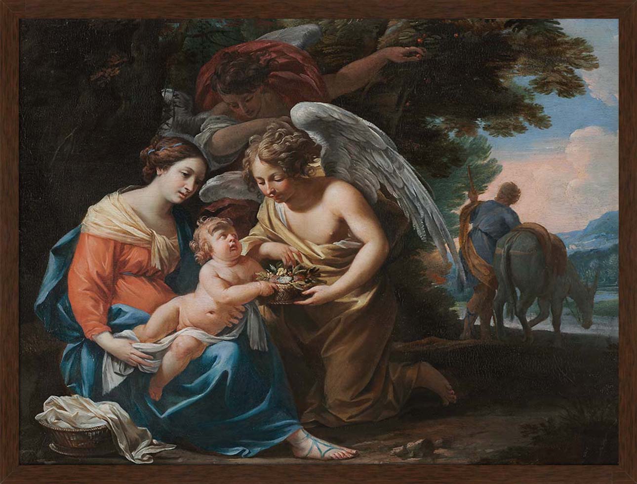 Rest on the Flight into Egypt | Paper