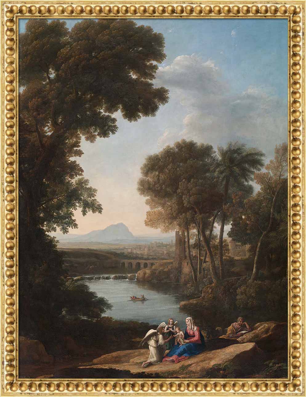 Rest on the Flight into Egypt | Paper