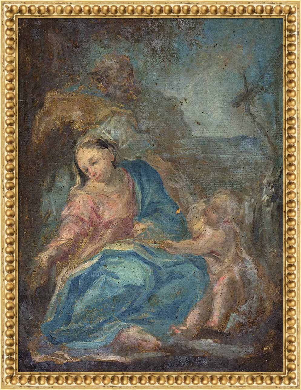 Rest on the Flight into Egypt | Paper