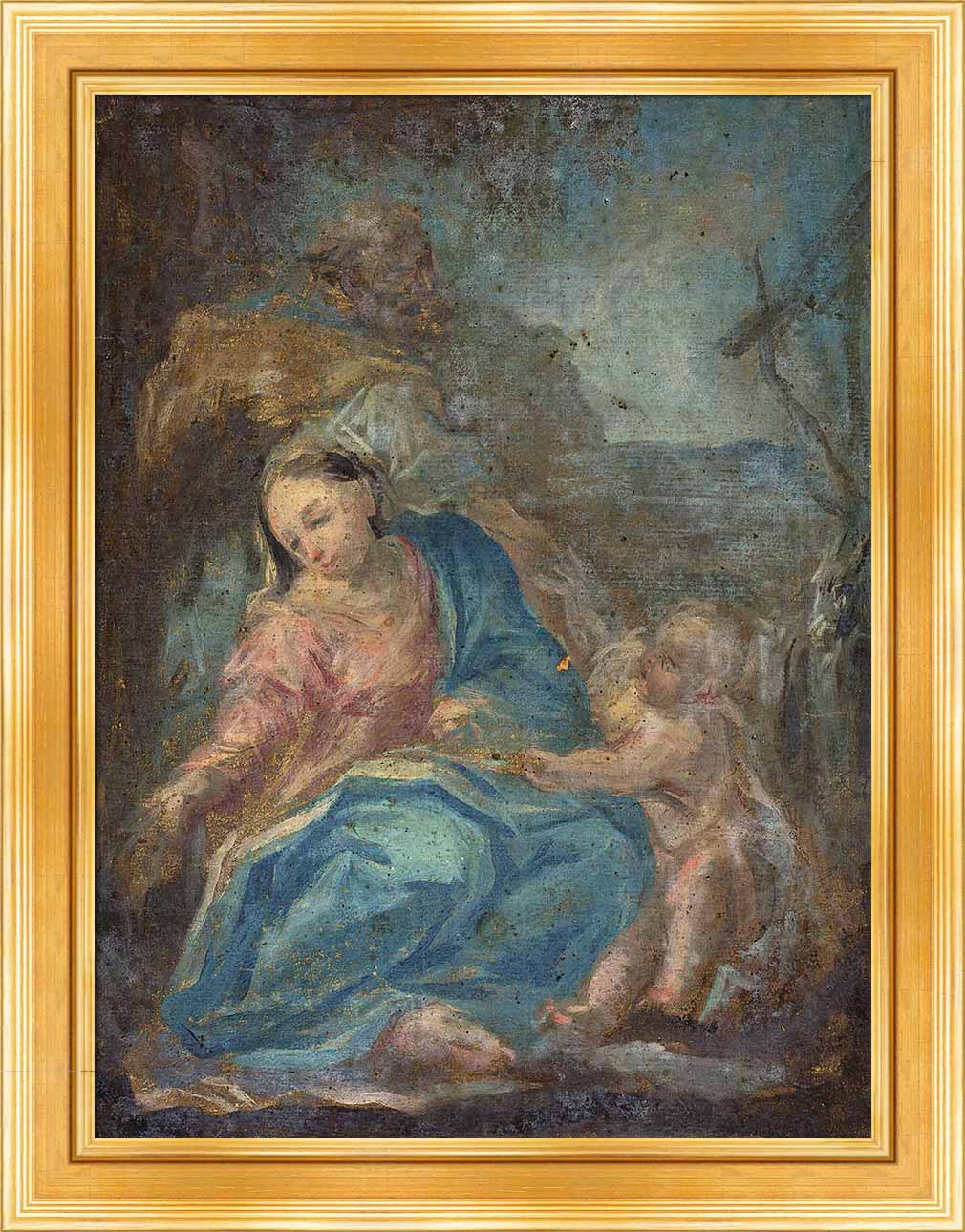 Rest on the Flight into Egypt | Paper