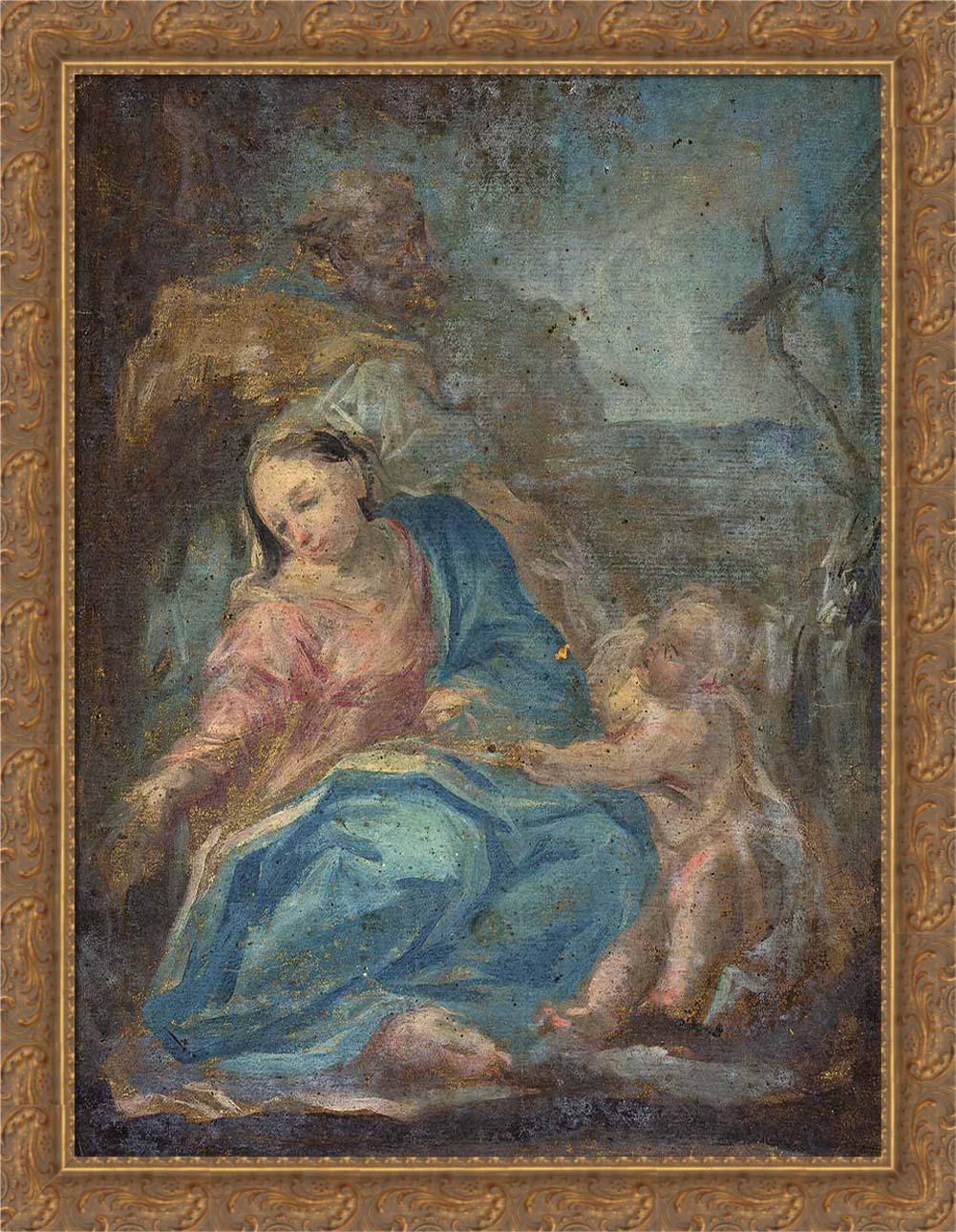 Rest on the Flight into Egypt | Paper