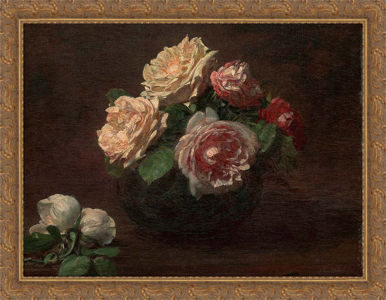 Roses in a Bowl | Paper
