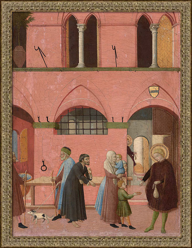 Saint Anthony Distributing His Wealth to the Poor | Paper