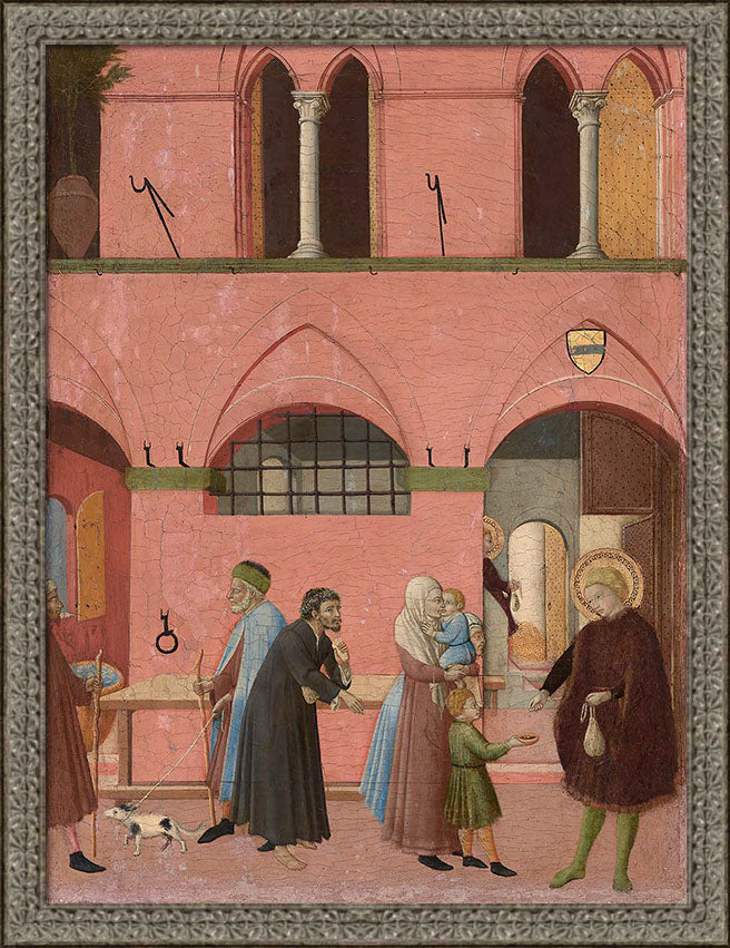 Saint Anthony Distributing His Wealth to the Poor | Paper