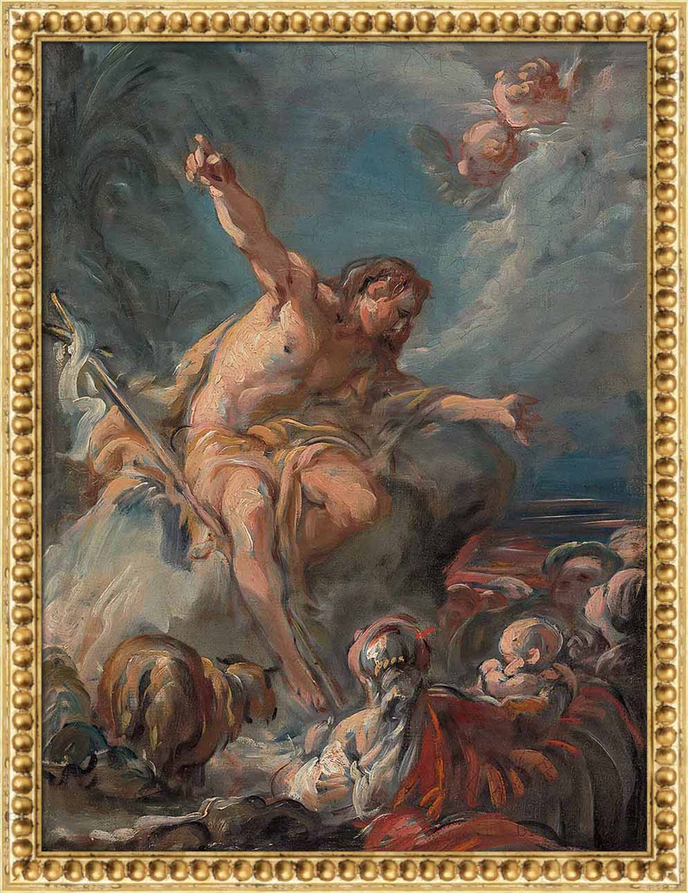 Saint John the Baptist Preaching in the Desert | Paper