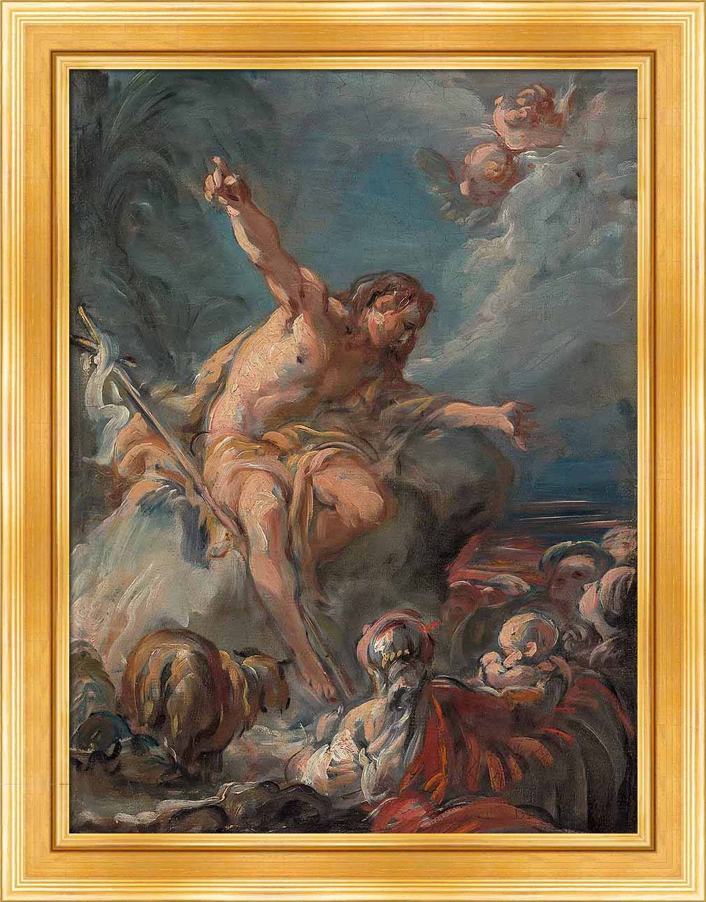 Saint John the Baptist Preaching in the Desert | Paper