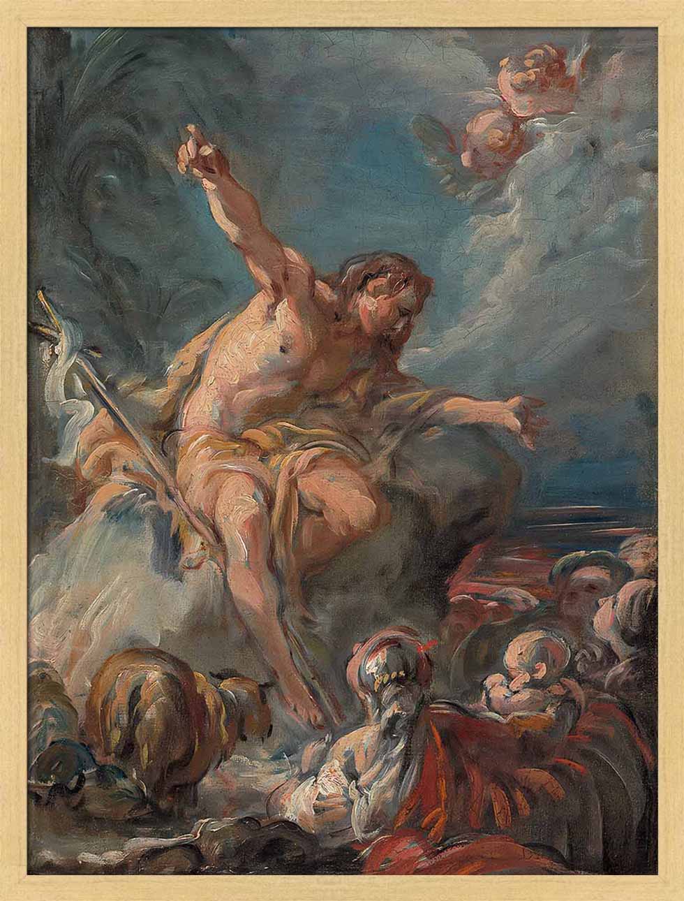 Saint John the Baptist Preaching in the Desert | Paper