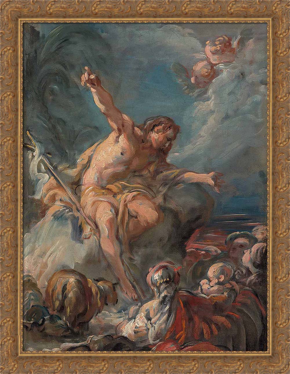 Saint John the Baptist Preaching in the Desert | Paper
