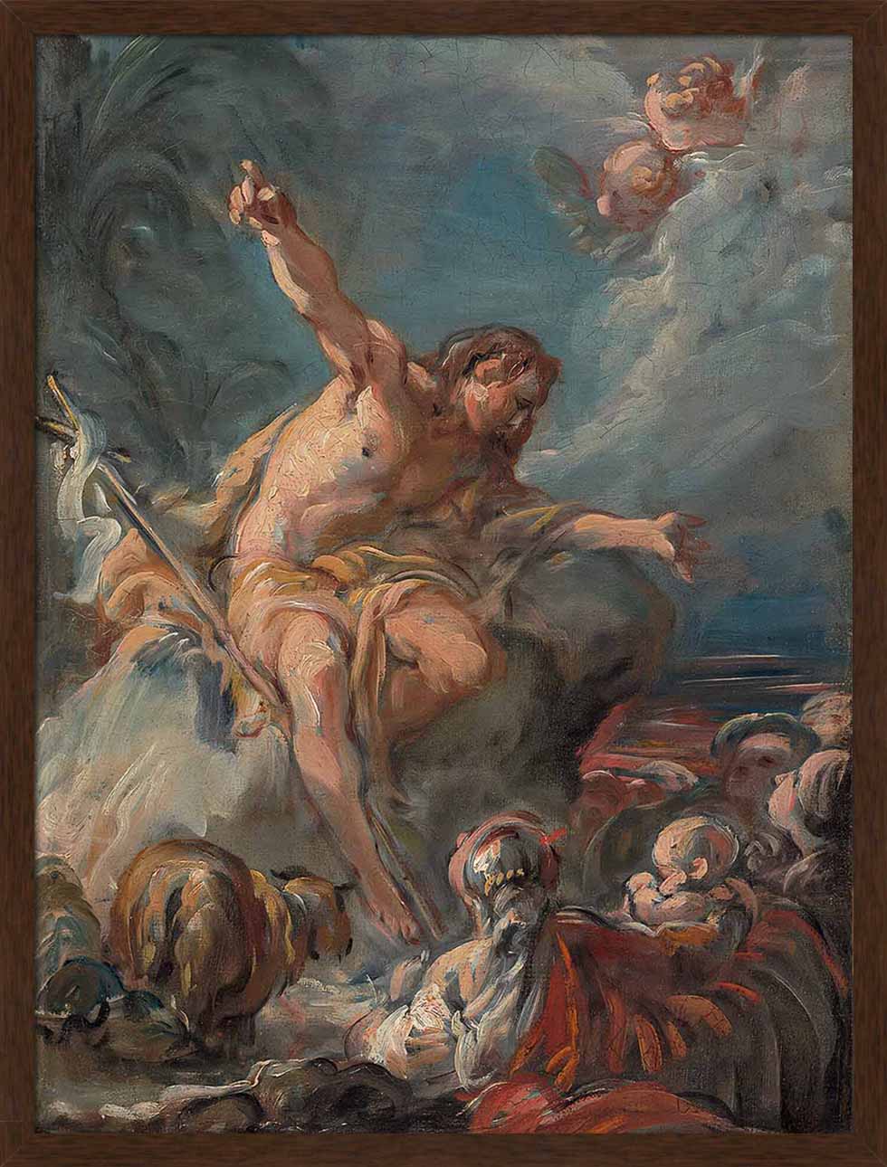 Saint John the Baptist Preaching in the Desert | Paper