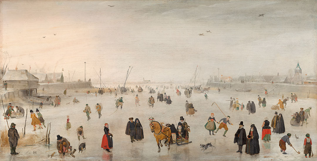 A Scene on the Ice | Paper