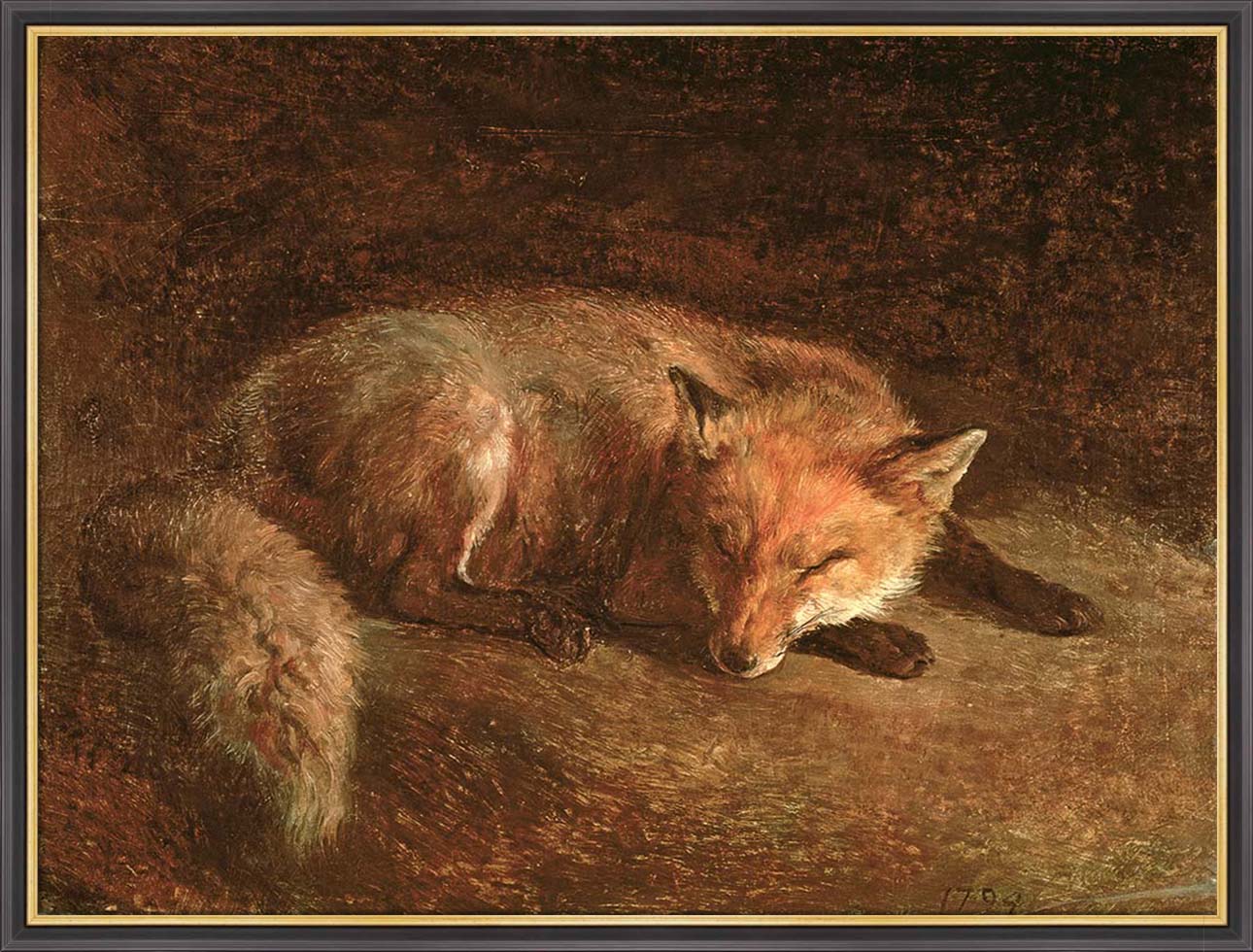 Sleeping Fox | Paper
